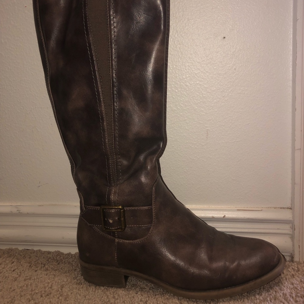 Kim Rogers calf high boots